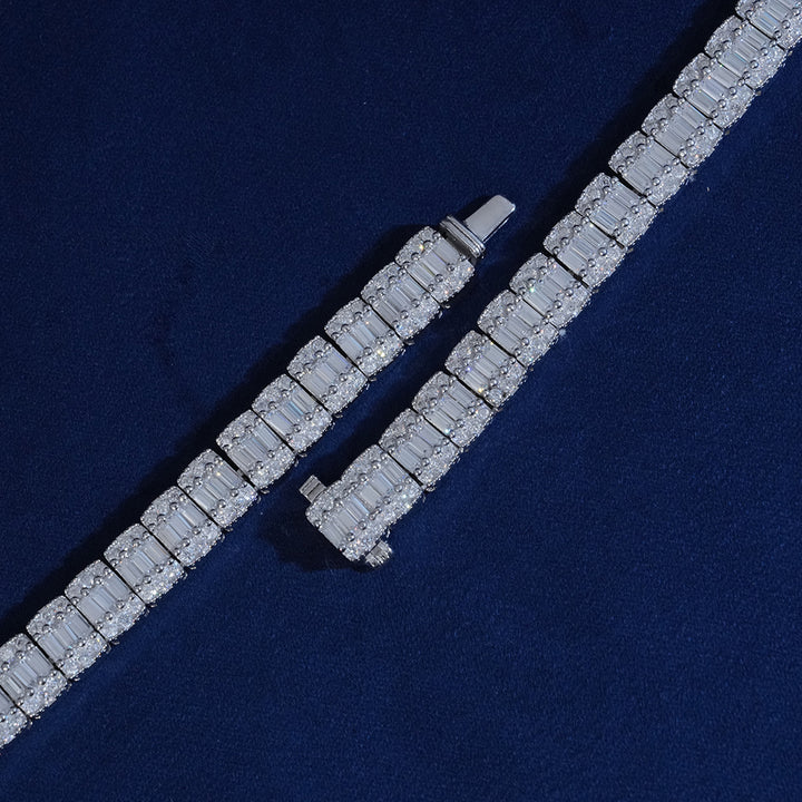 8MM Emerald Cut Tennis Chain