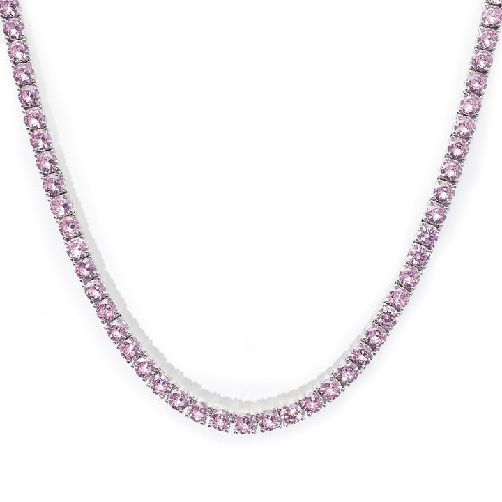 5mm Tennis Chain - Pink