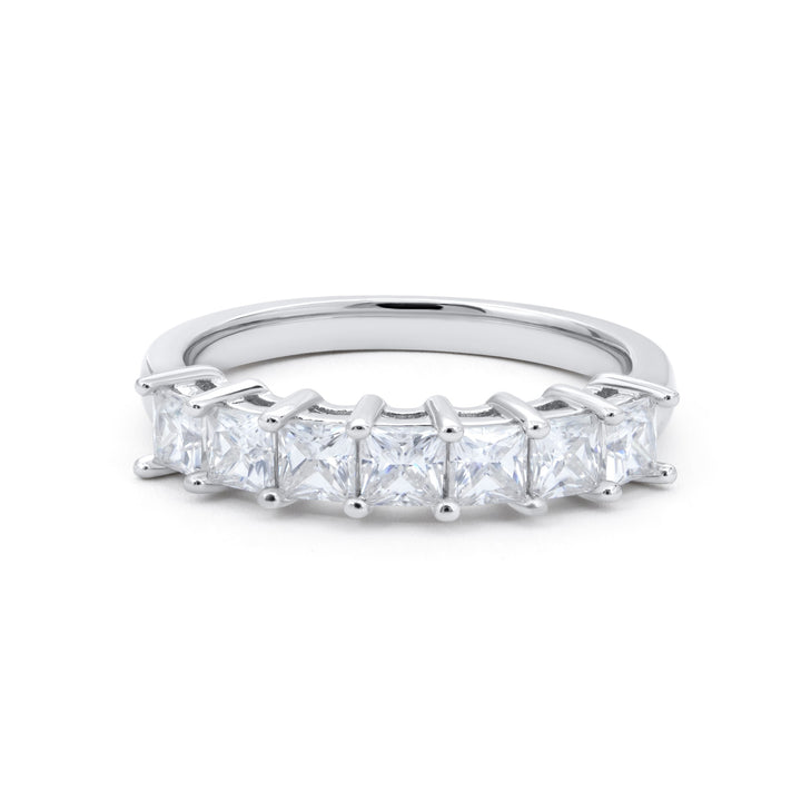 Seven Stone Princess Cut Diamond Ring