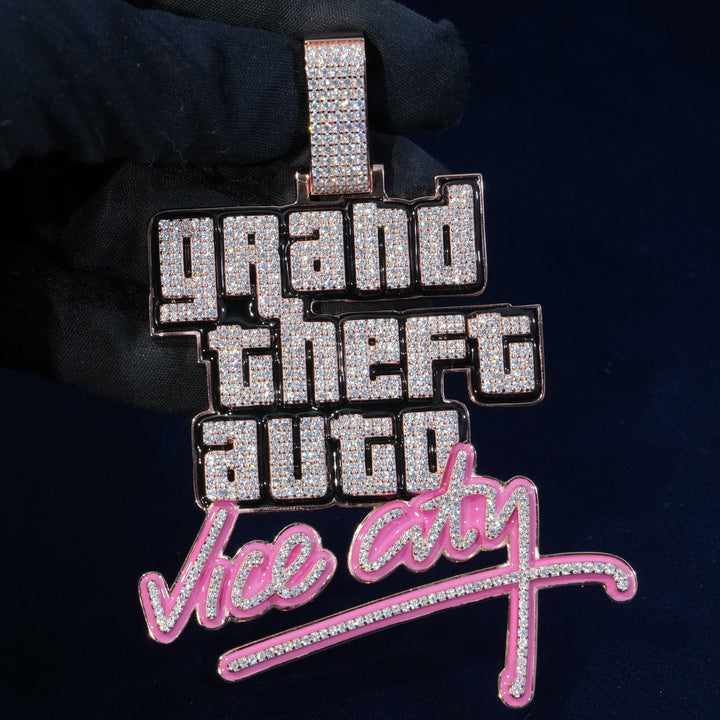 Custom Moissanite Logo Pendant Get a Quote
