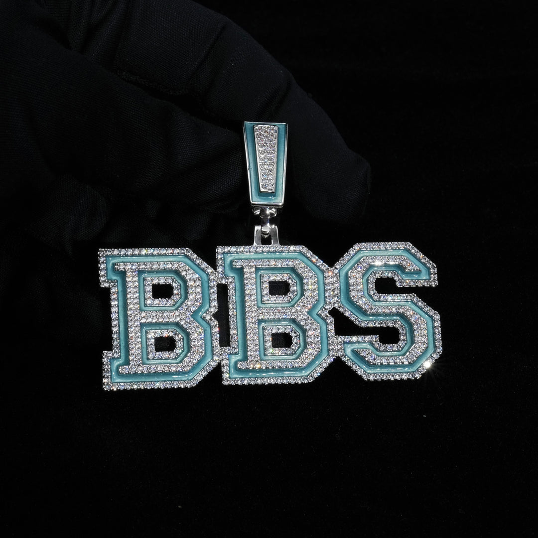 Glow In The Dark Custom Name Pendant Necklace