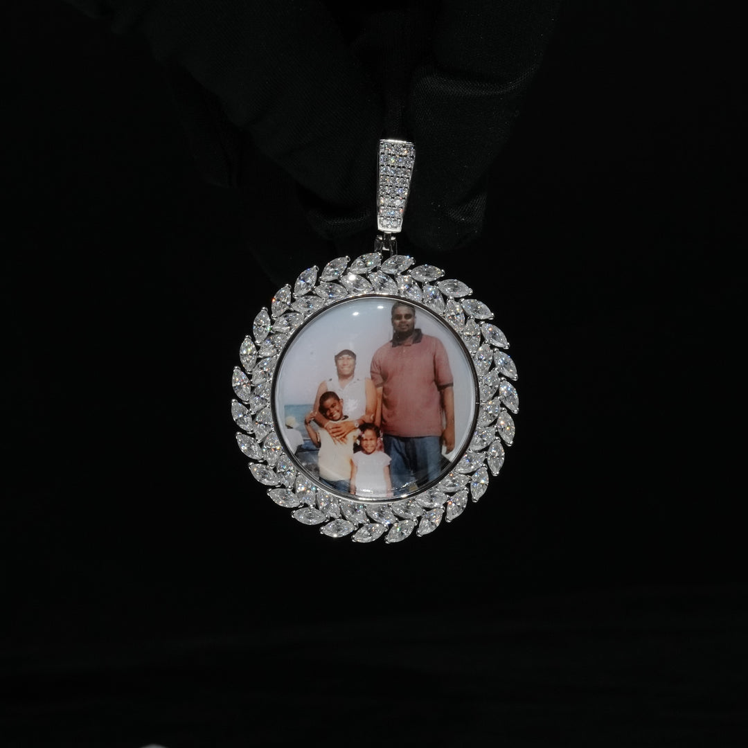 50mm Diamond Custom Photo Pendant