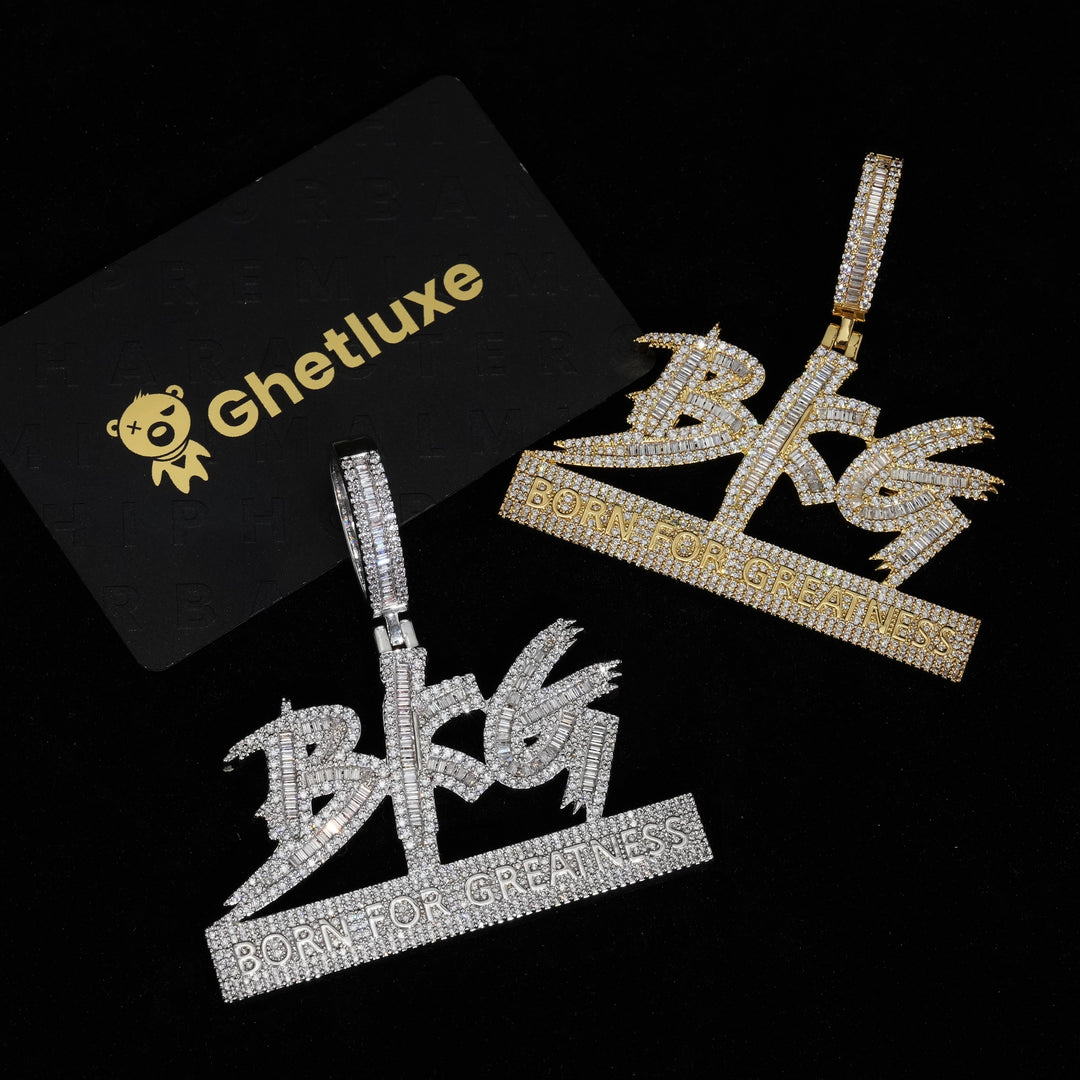 Baguette Born For Greatness Pendant