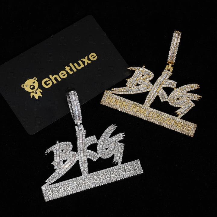Baguette Born For Greatness Pendant