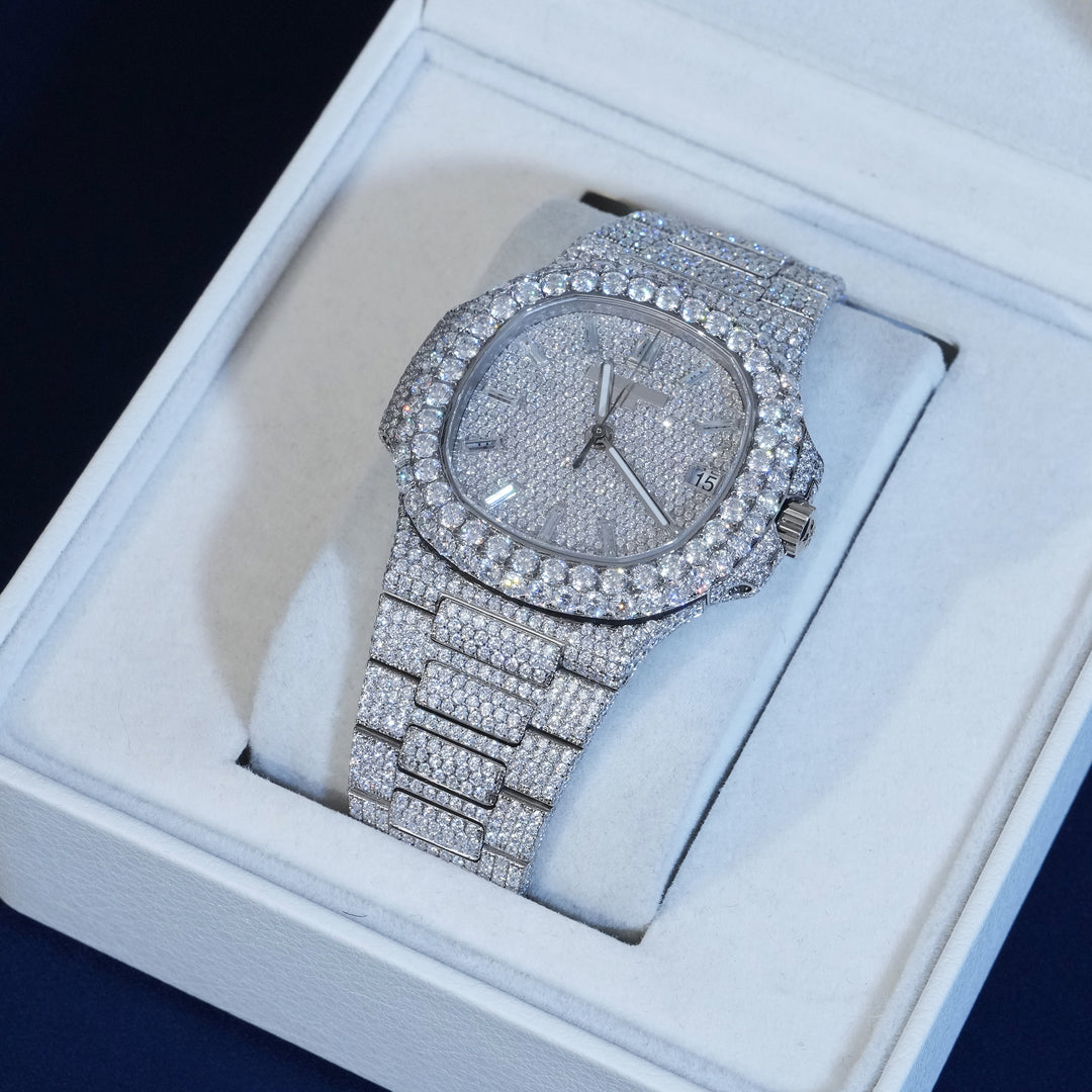 Moissanite Iced Out Luxury Wrist Watch
