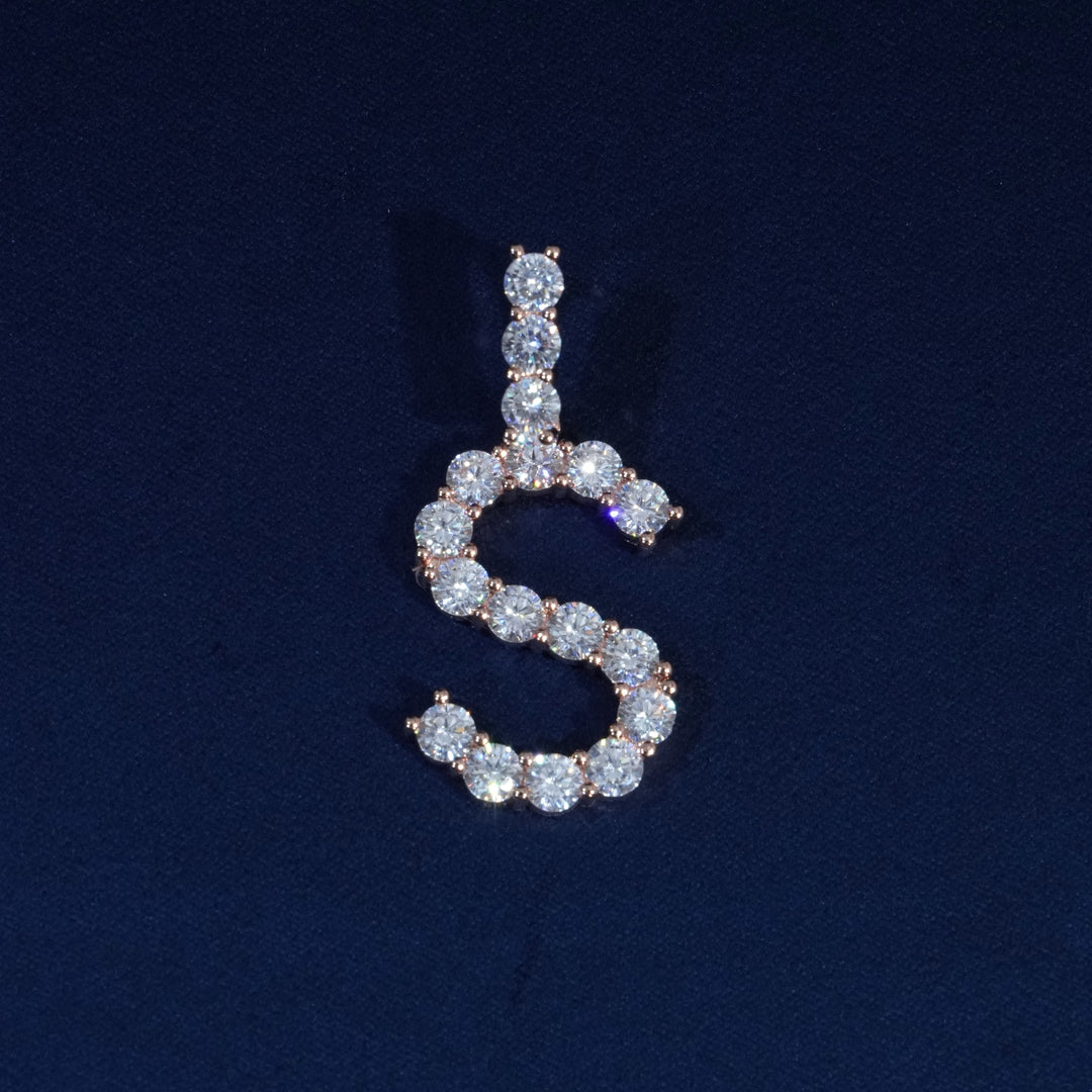 Custom Diamond Letter Pendant