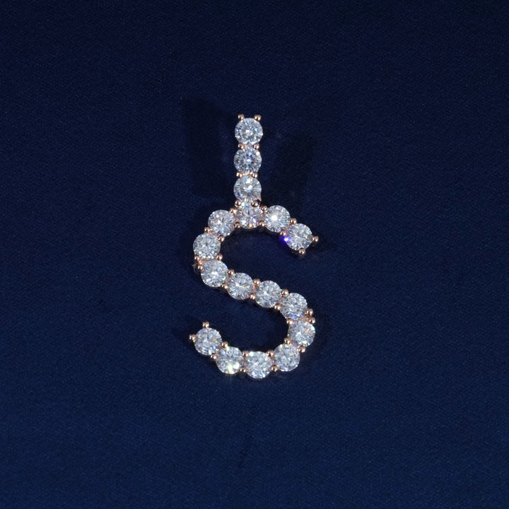 Custom Diamond Letter Pendant