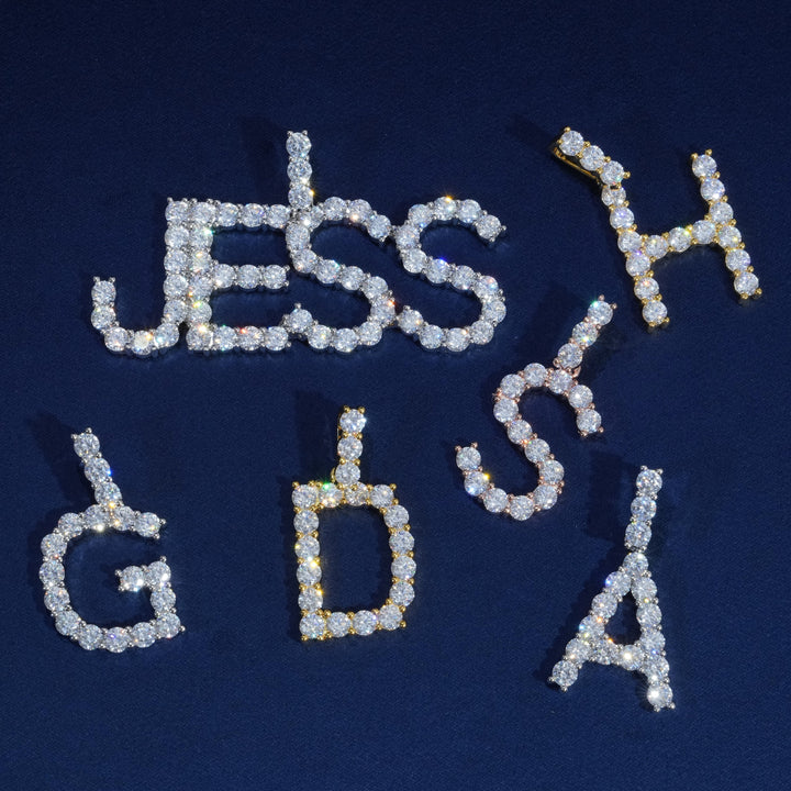 Custom Diamond Letter Pendant