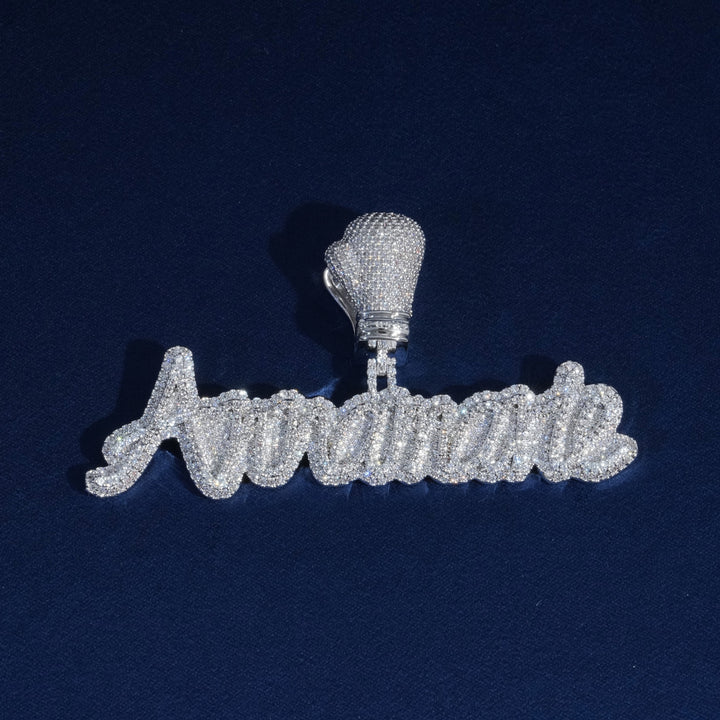 Custom Layered Handwriting Letter Pendant