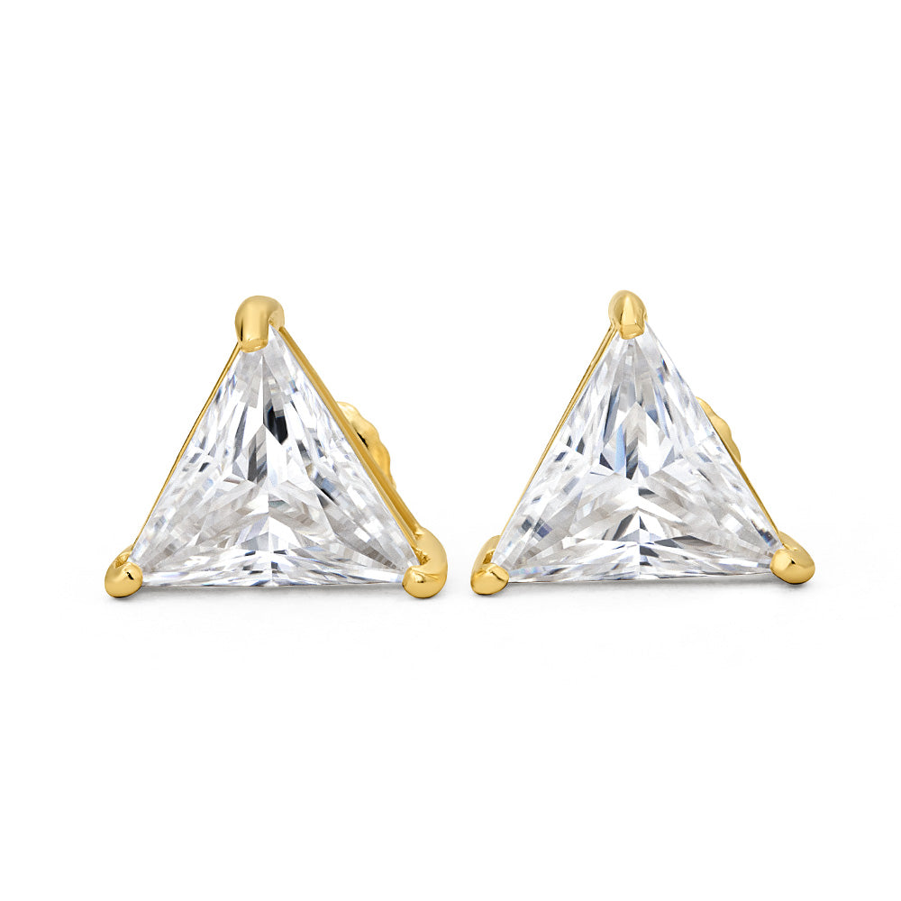 1 Carat Solitaire Diamond Stud Earrings