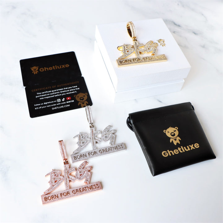 Baguette Born For Greatness Pendant