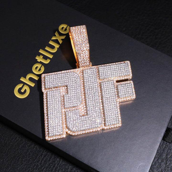 Full Iced Layered Custom Name Necklace