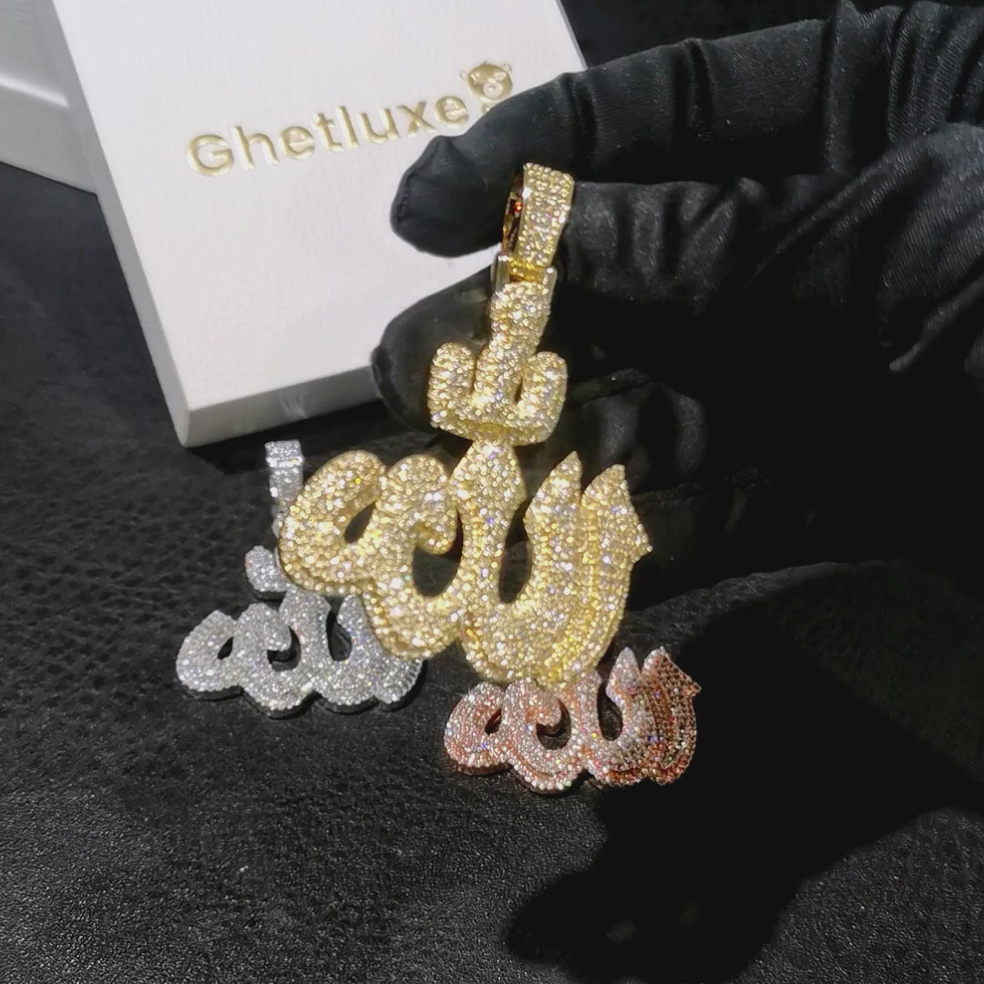 Diamond Allah Pendant