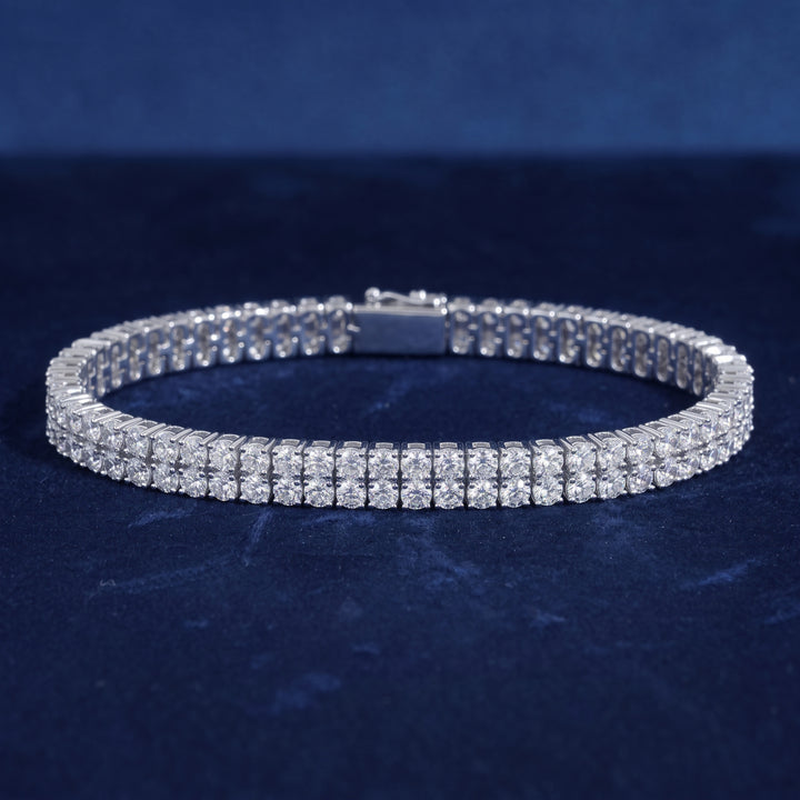 2 Row 3MM Diamond Tennis Bracelet