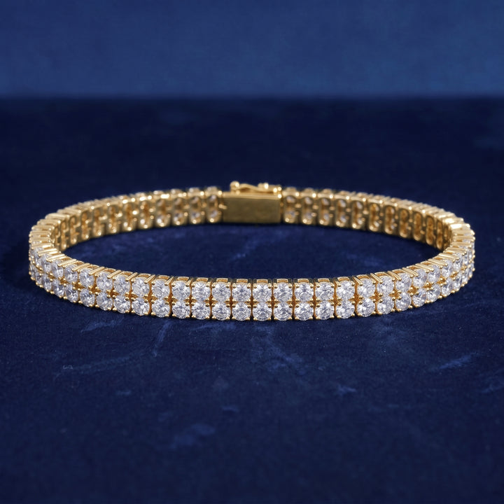 2 Row 3MM Diamond Tennis Bracelet