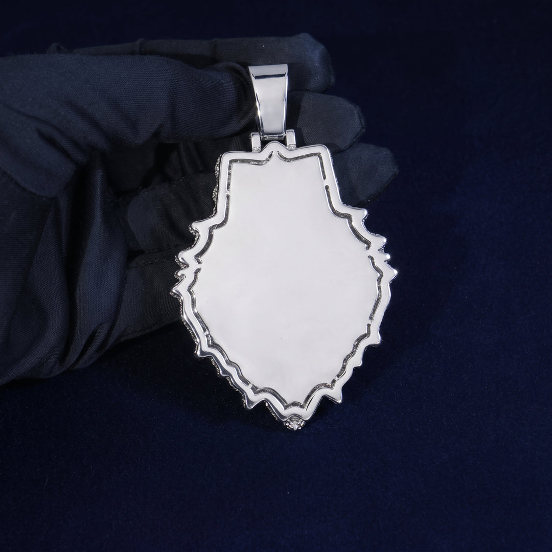 Iced-Out Lion Head Pendant