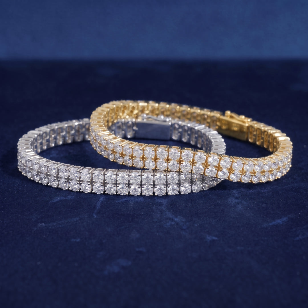 2 Row 3MM Diamond Tennis Bracelet
