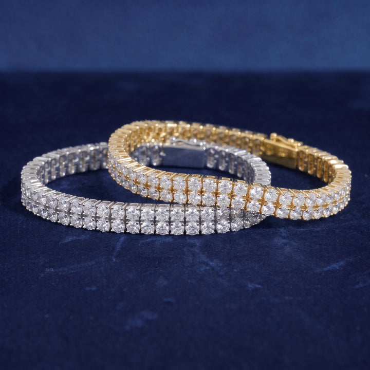 2 Row 3MM Diamond Tennis Bracelet