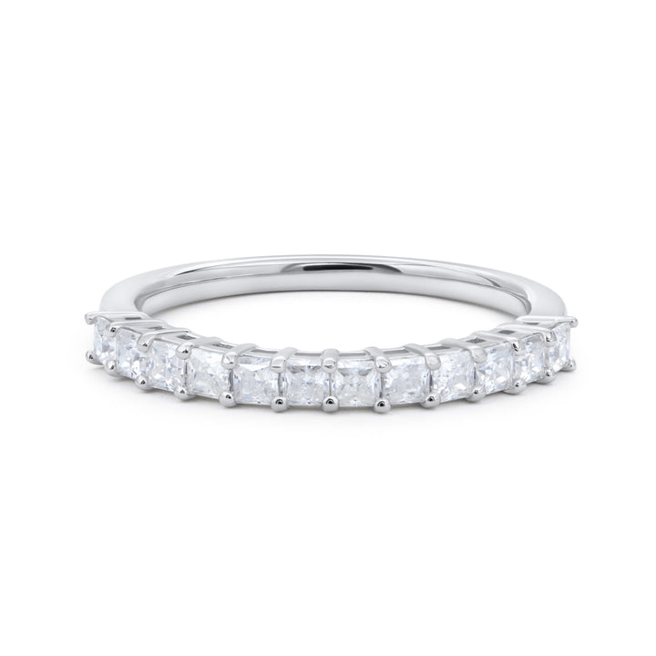 12 Stone Princess Cut Diamond Ring