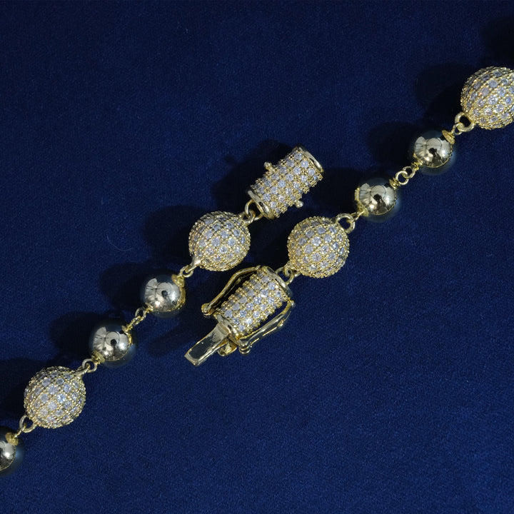 Moissanite Baguette Cross Jesus Chain Necklace