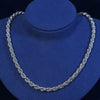 Imagen de 6mm Rope Chain With Moissanite Clasp