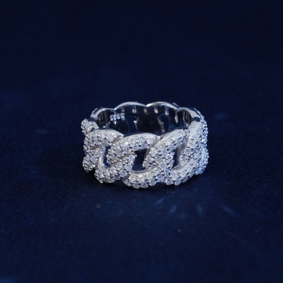 Moissanite Infinity Ring