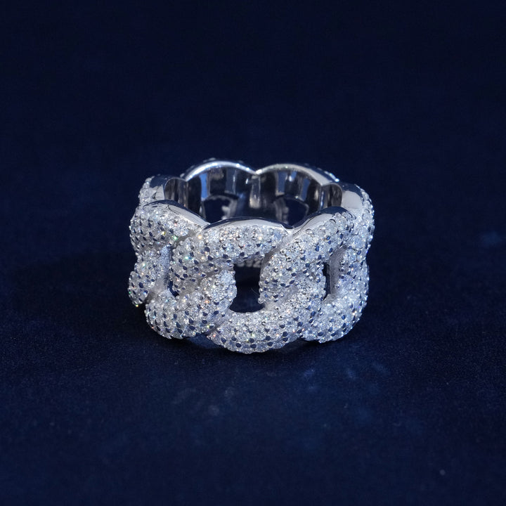 Moissanite Infinity Ring