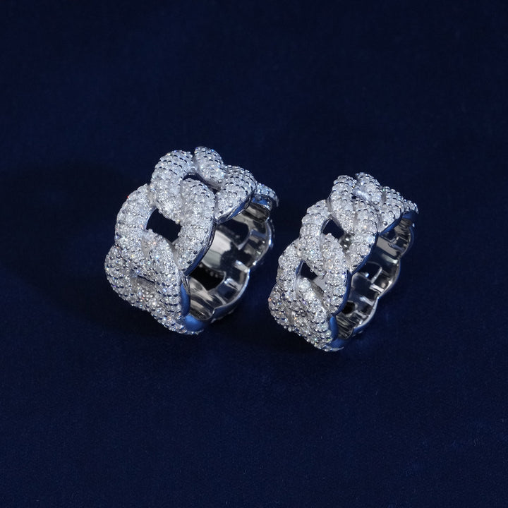 Moissanite Infinity Ring