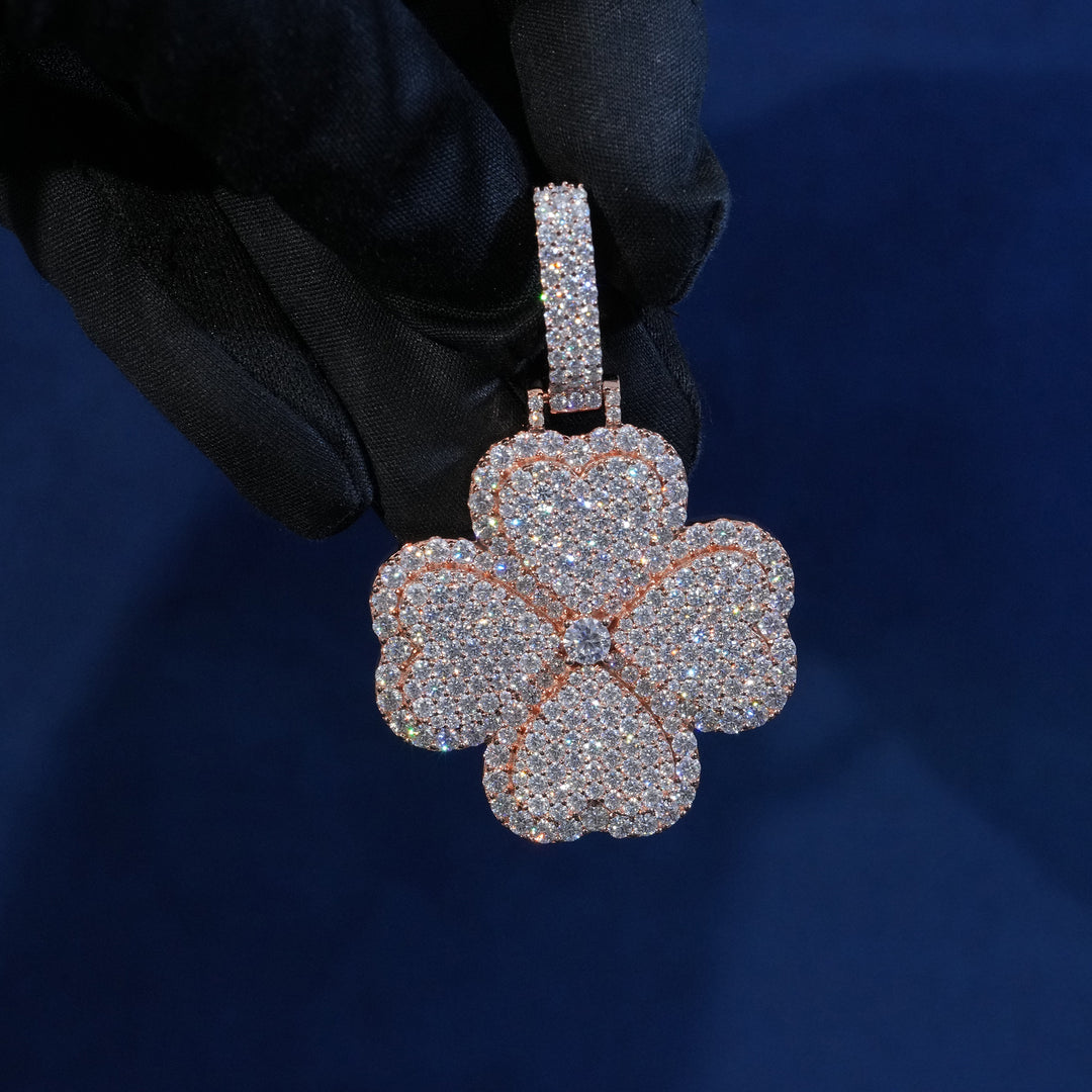 Moissanite S925 Clover Pendant
