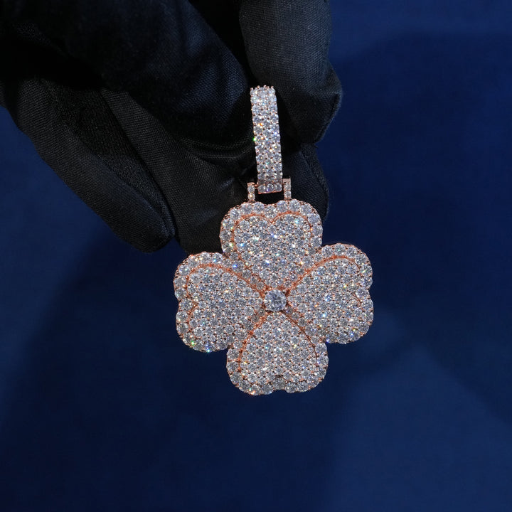 Moissanite S925 Clover Pendant