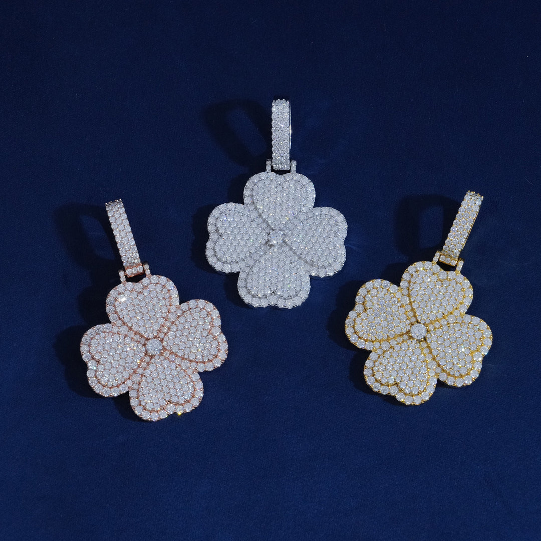 Moissanite S925 Clover Pendant