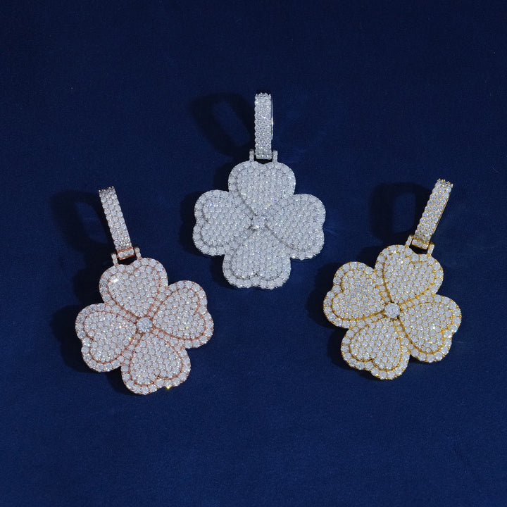 Moissanite S925 Clover Pendant