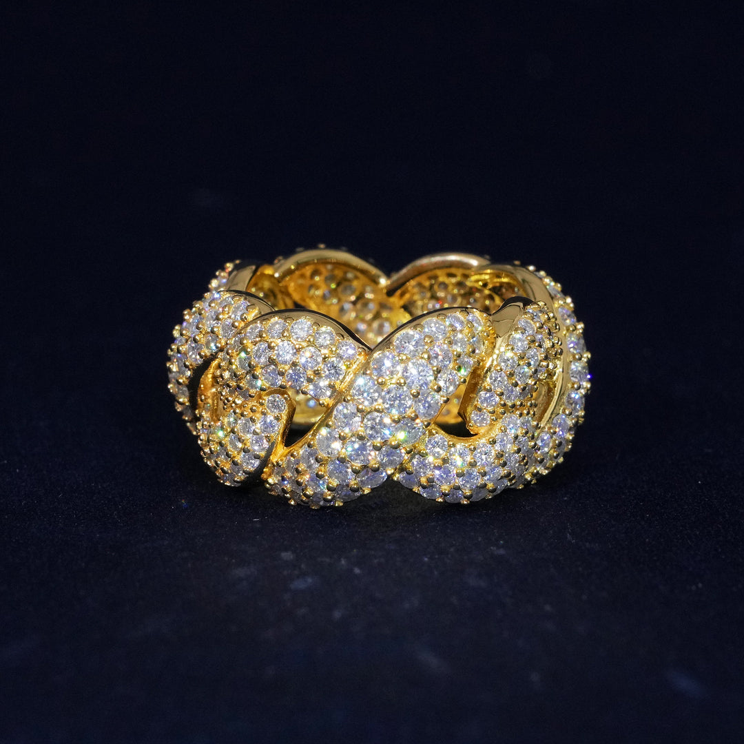 Moissanite Diamond Infinity Ring