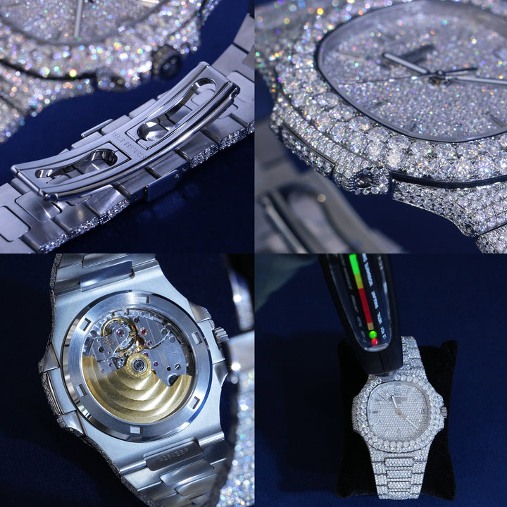 Moissanite Iced Out Luxury Wrist Watch