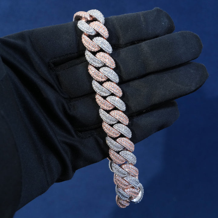 Diamond Cuban Bracelet with Extended Clasp 50% OFF