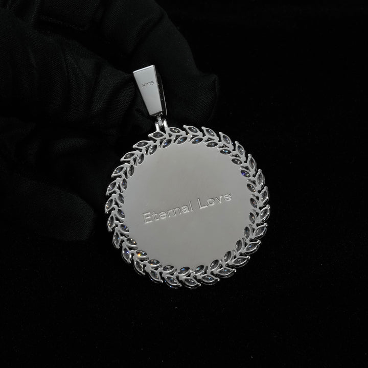 50mm Diamond Custom Photo Pendant
