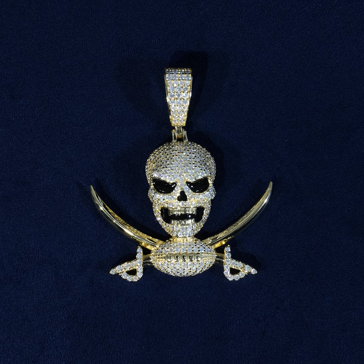 Moissanite S925 Iced Out Skull Head Pendant