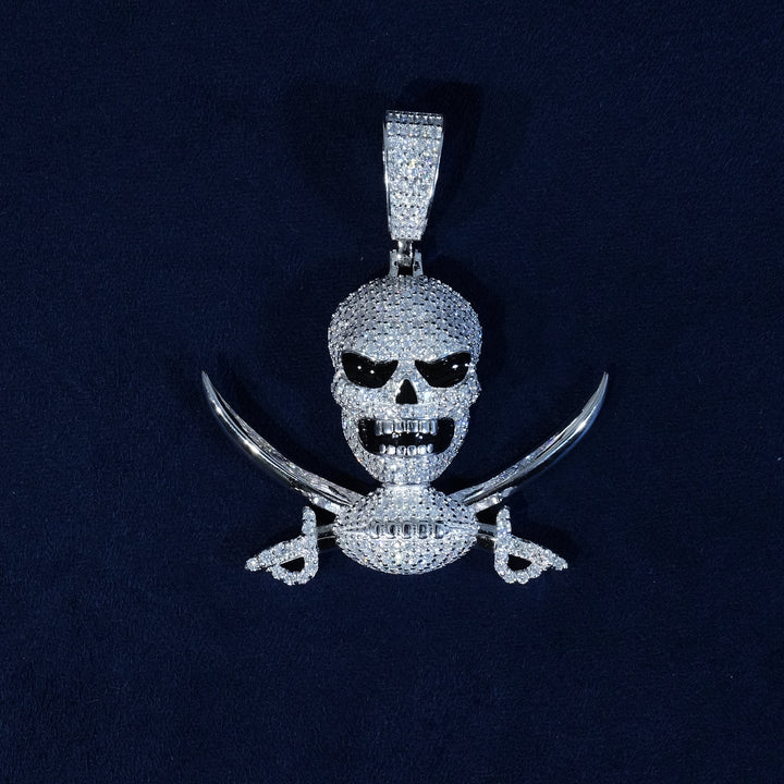 Moissanite S925 Iced Out Skull Head Pendant