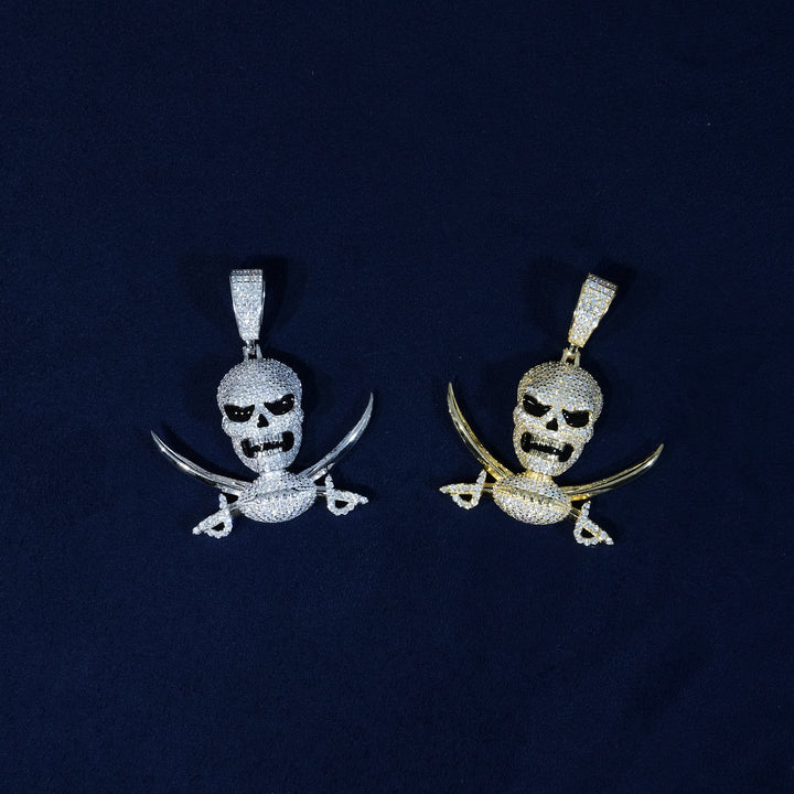 Moissanite S925 Iced Out Skull Head Pendant