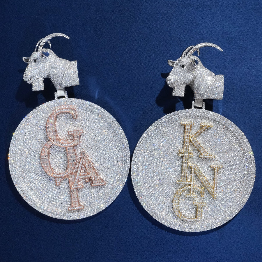 "GOAT" Custom Disc Pendant