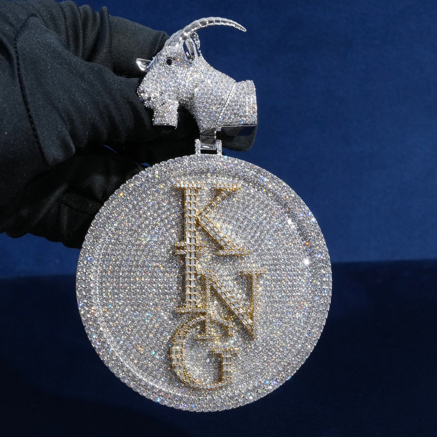 "GOAT" Custom Disc Pendant