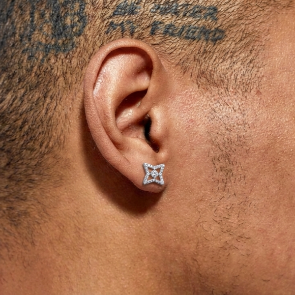Diamond Blossom Star Stud Earrings – GHETLUXE