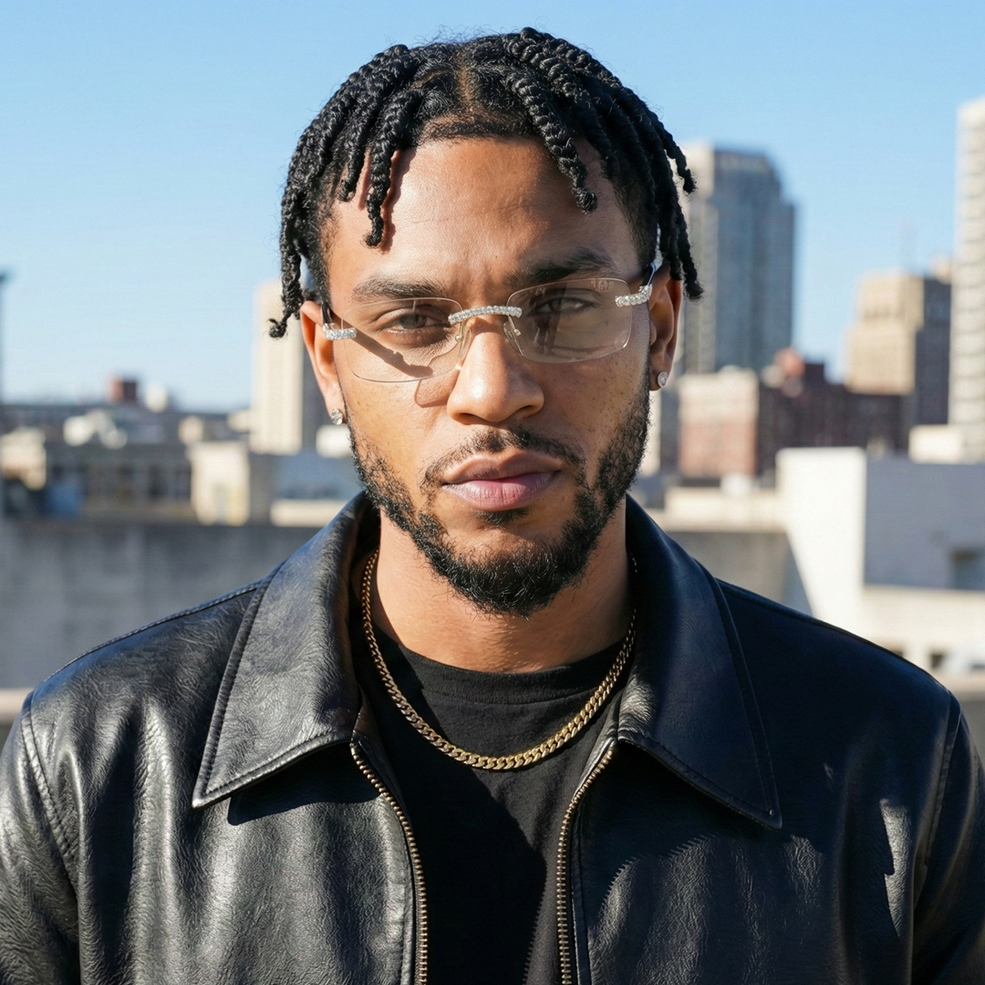 Moissanite S925 Rimless Sunglasses