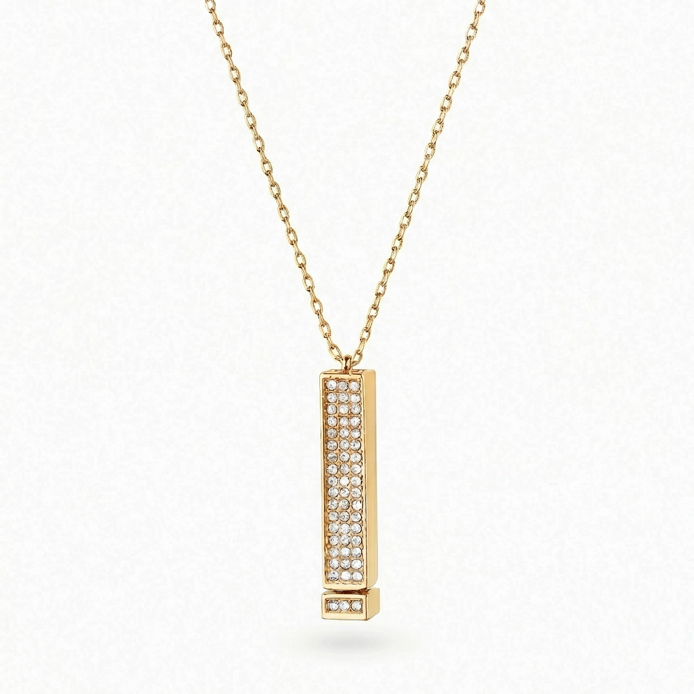 Iced Hidden Message "I Love You" Necklace