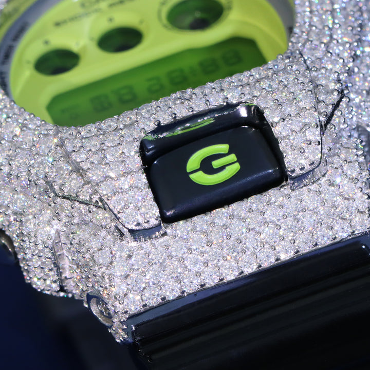 Iced Out DW6900 – Full Watch with Custom Moissanite Case