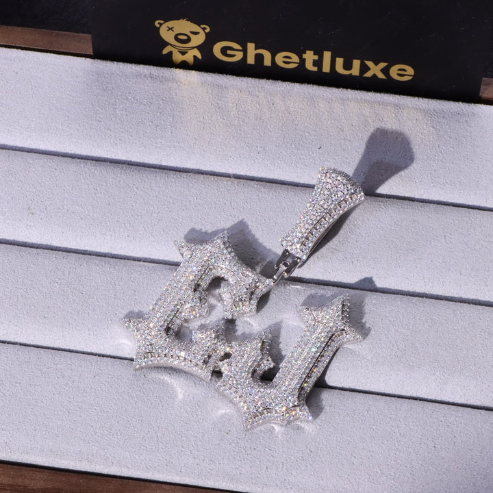 Moissanite S925 Trap Letter Custom Pendant