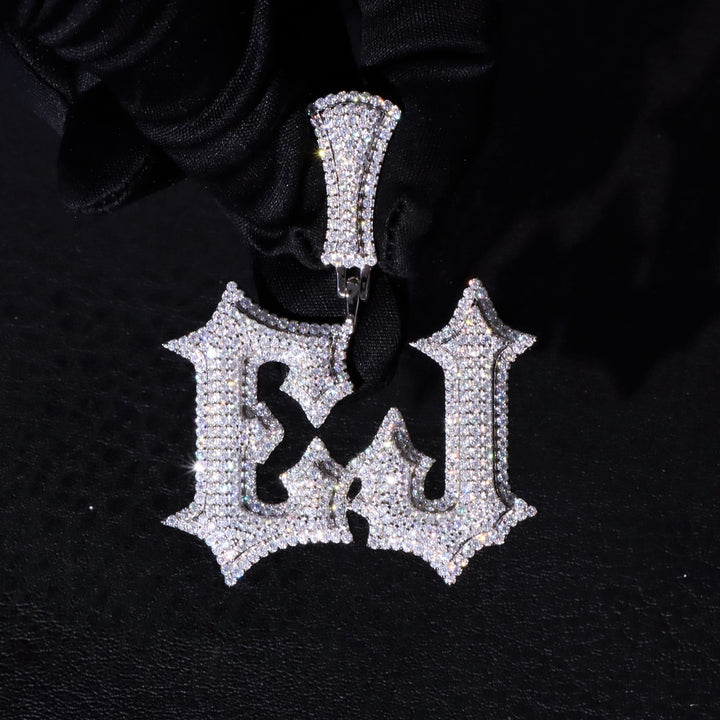 Moissanite S925 Trap Letter Custom Pendant