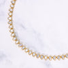 Imagen de Women's Pear Cut Bezel Tennis Necklace in Gold