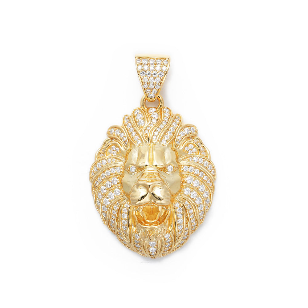 Diamond Lion Pendant