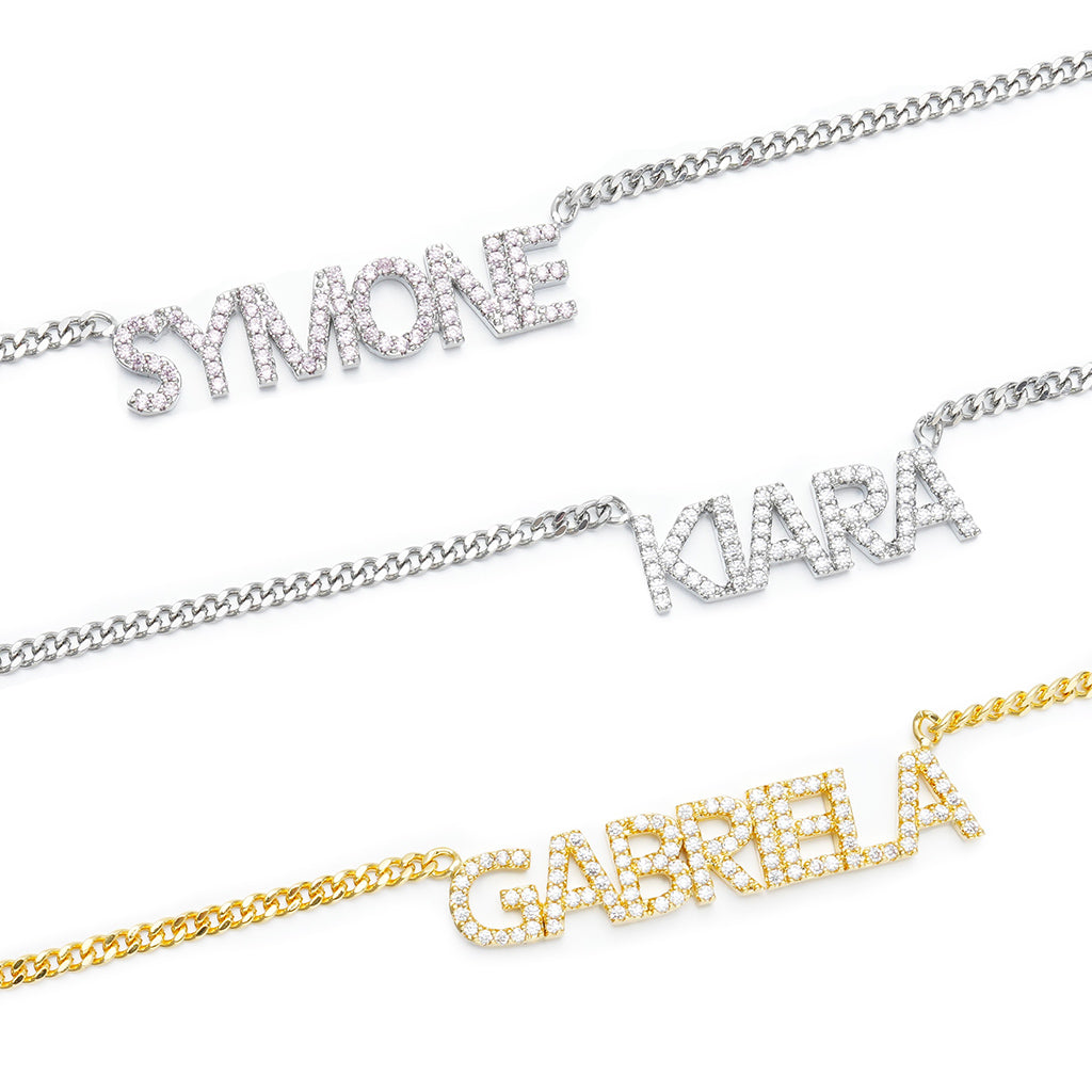Women's Bold Name Necklace